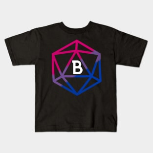 Bi Pride Flag Dice Kids T-Shirt
